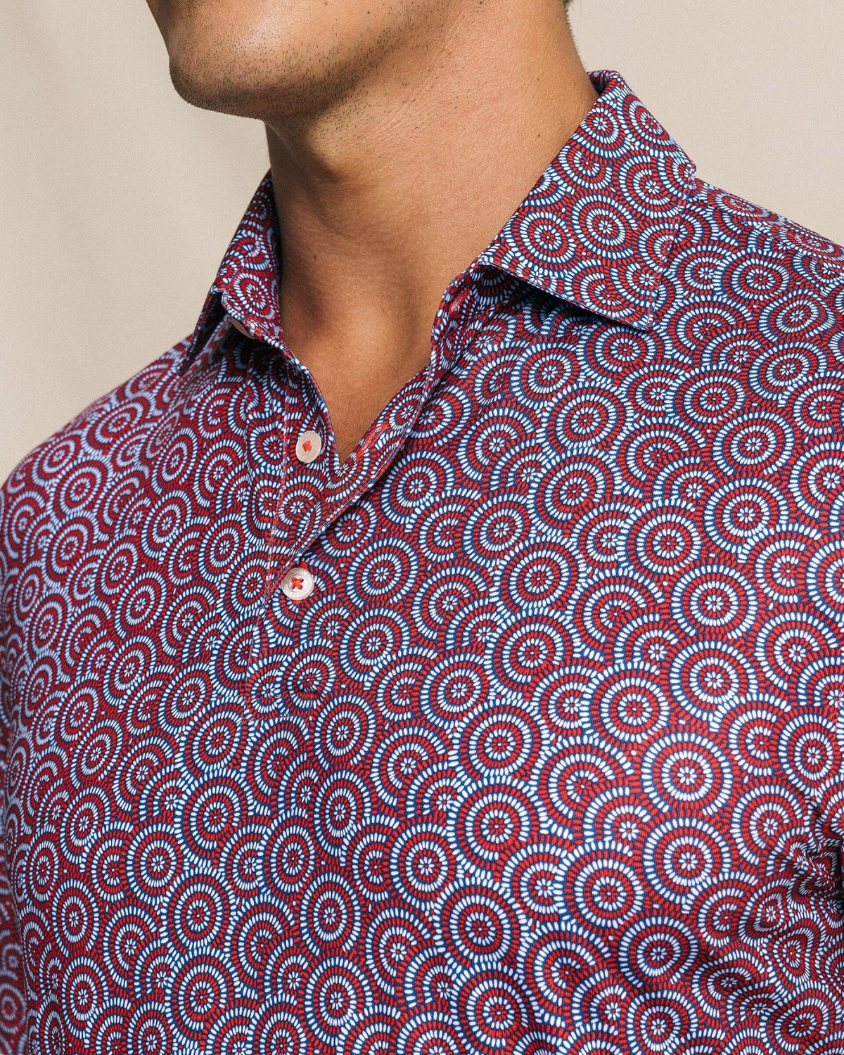 Driver Fireworks Printed Polo