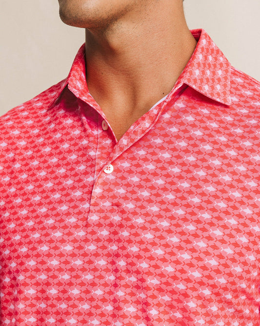 Driver Fintastic Frenzy Printed Polo