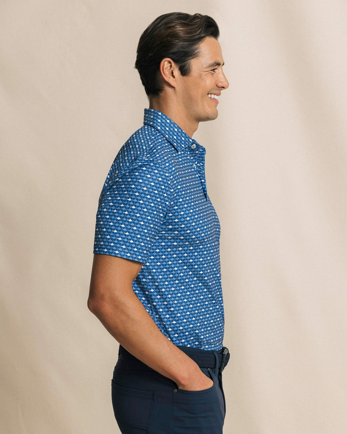 Driver Fintastic Frenzy Printed Polo