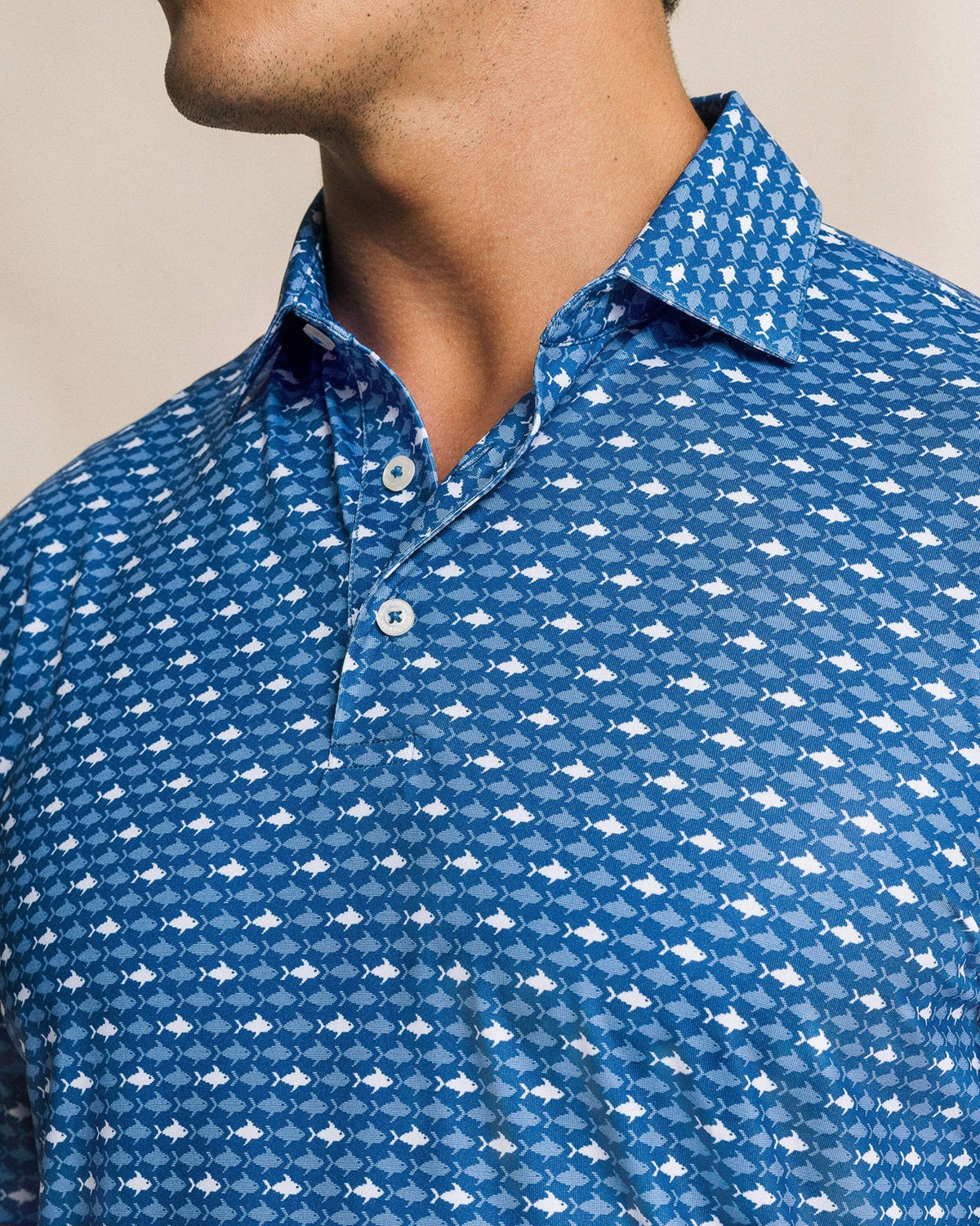 Driver Fintastic Frenzy Printed Polo