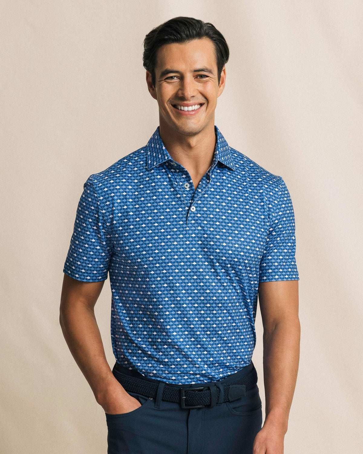 Driver Fintastic Frenzy Printed Polo