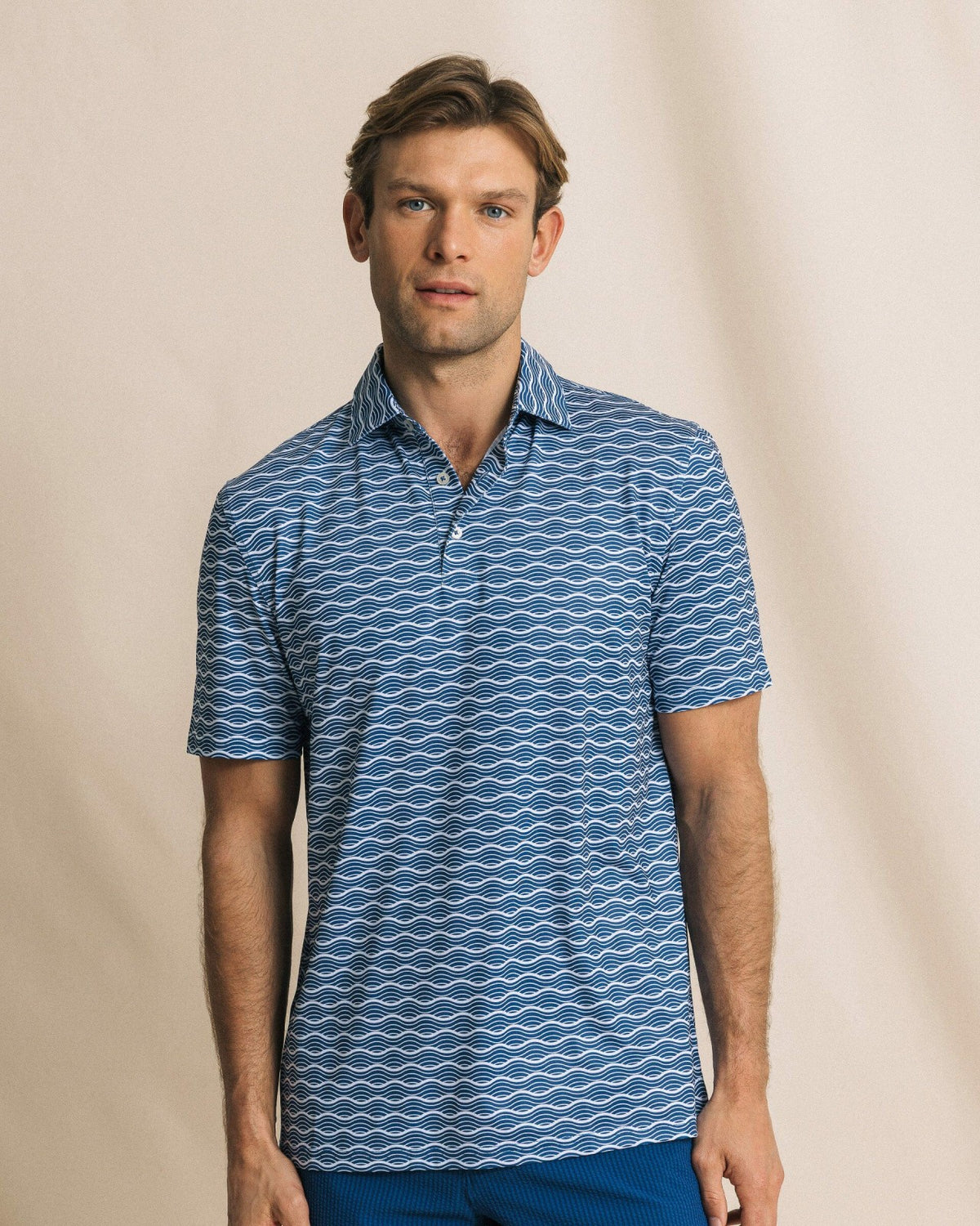 Driver Ocean Echo Printed Polo
