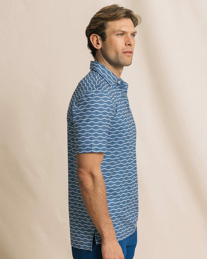 Driver Ocean Echo Printed Polo