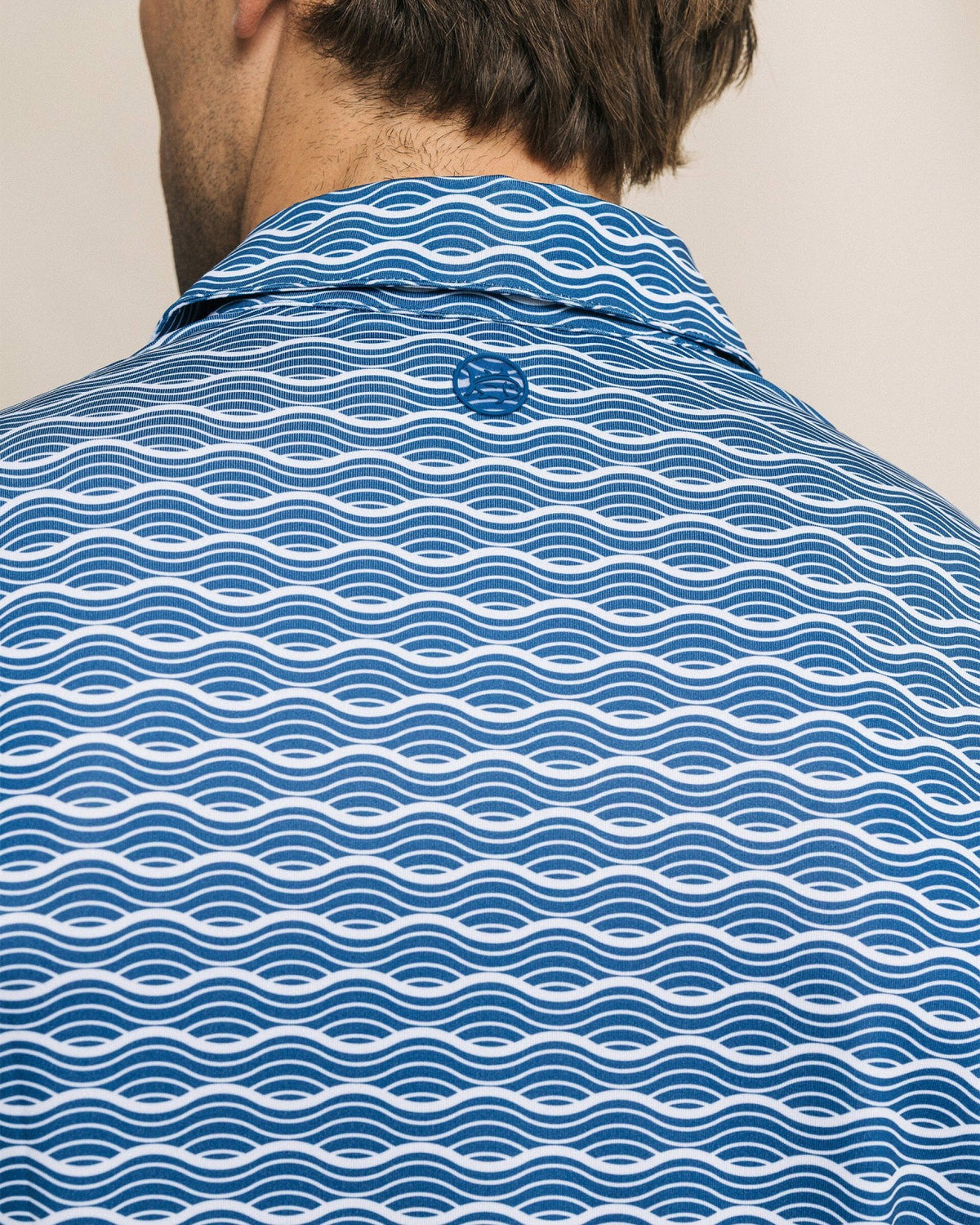 Driver Ocean Echo Printed Polo