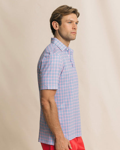 Driver Surfside Retreat Plaid Polo