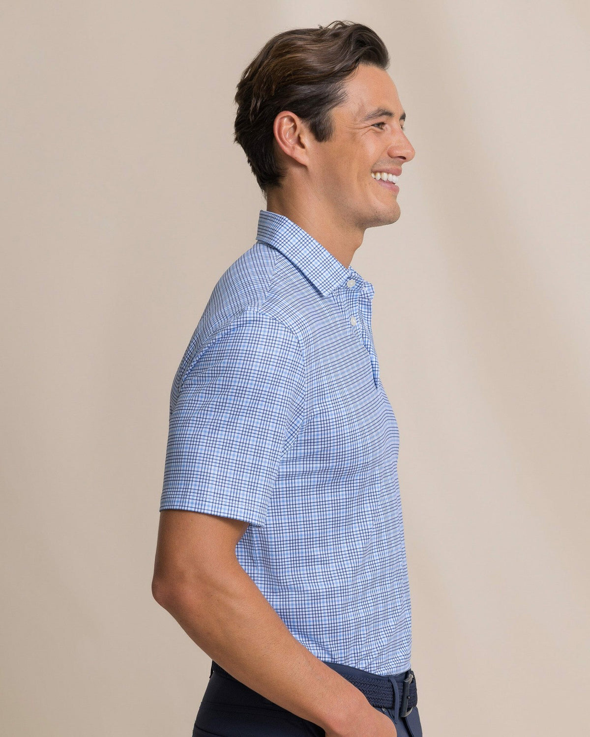 Driver Surfside Retreat Plaid Polo