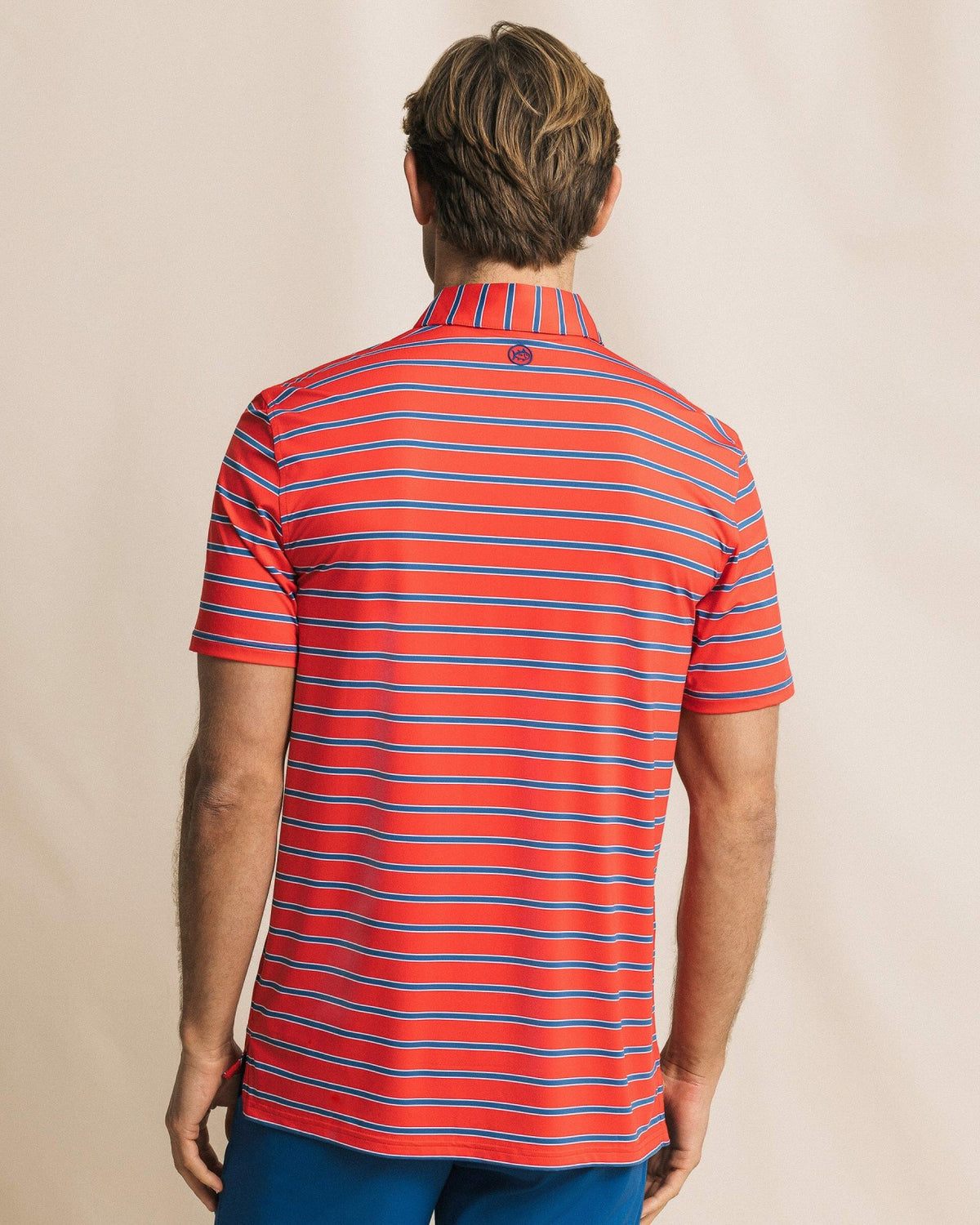 Moonlight Bay Stripe Performance Polo