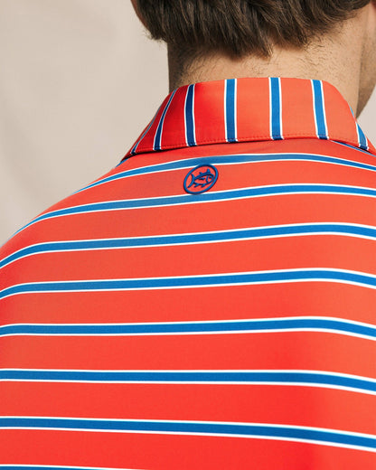 Moonlight Bay Stripe Performance Polo