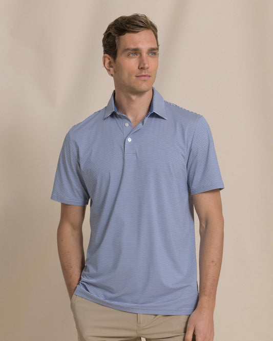 Meadowbrook Stripe Performance Polo