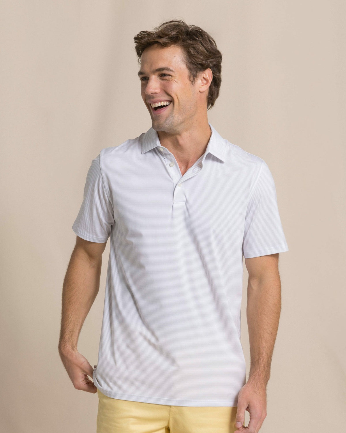 Meadowbrook Stripe Performance Polo