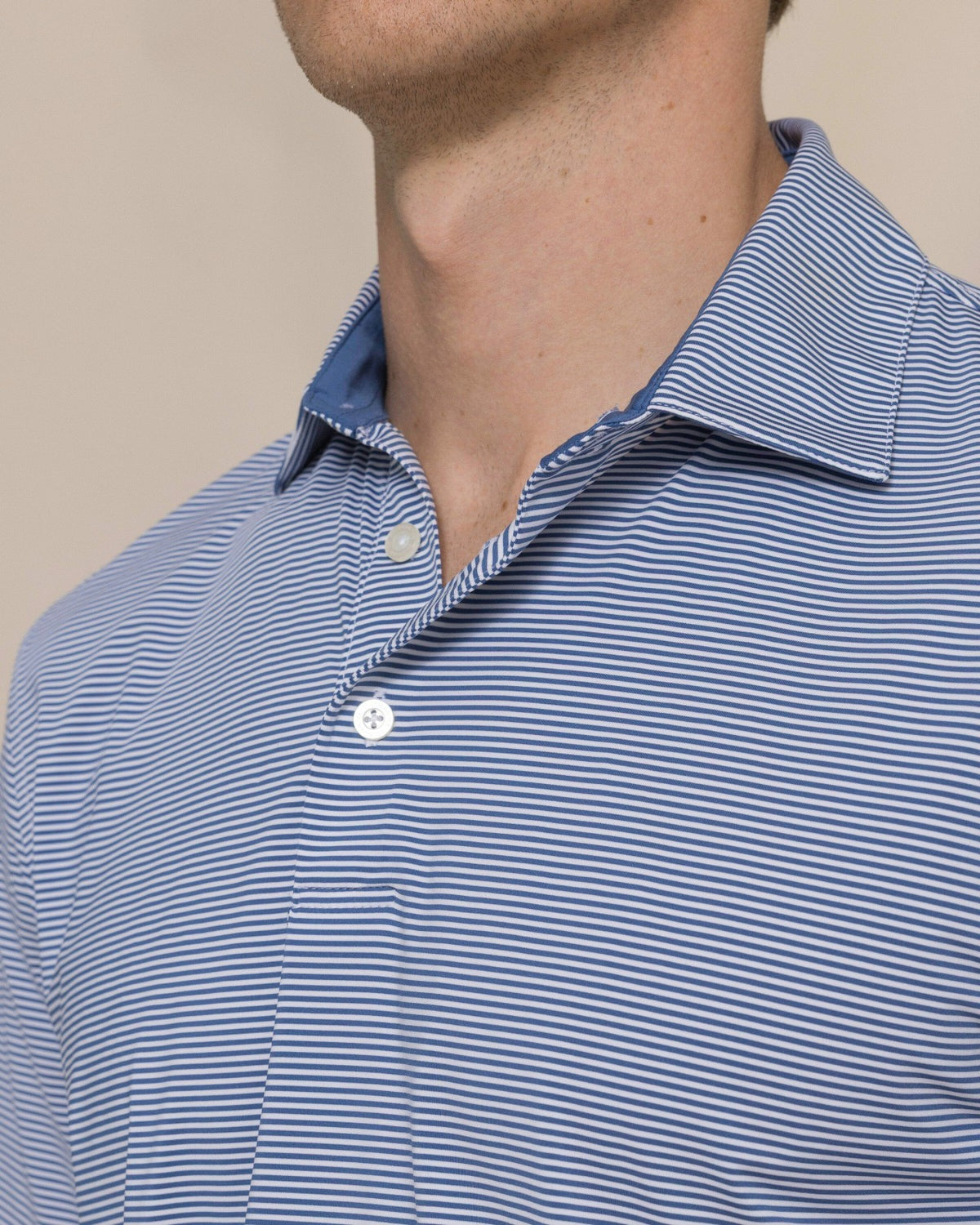 Meadowbrook Stripe Performance Polo