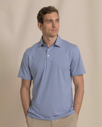 Meadowbrook Stripe Performance Polo
