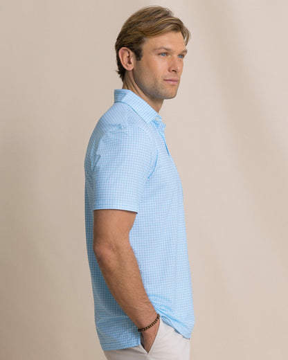Driver Dunes Edge Plaid Polo
