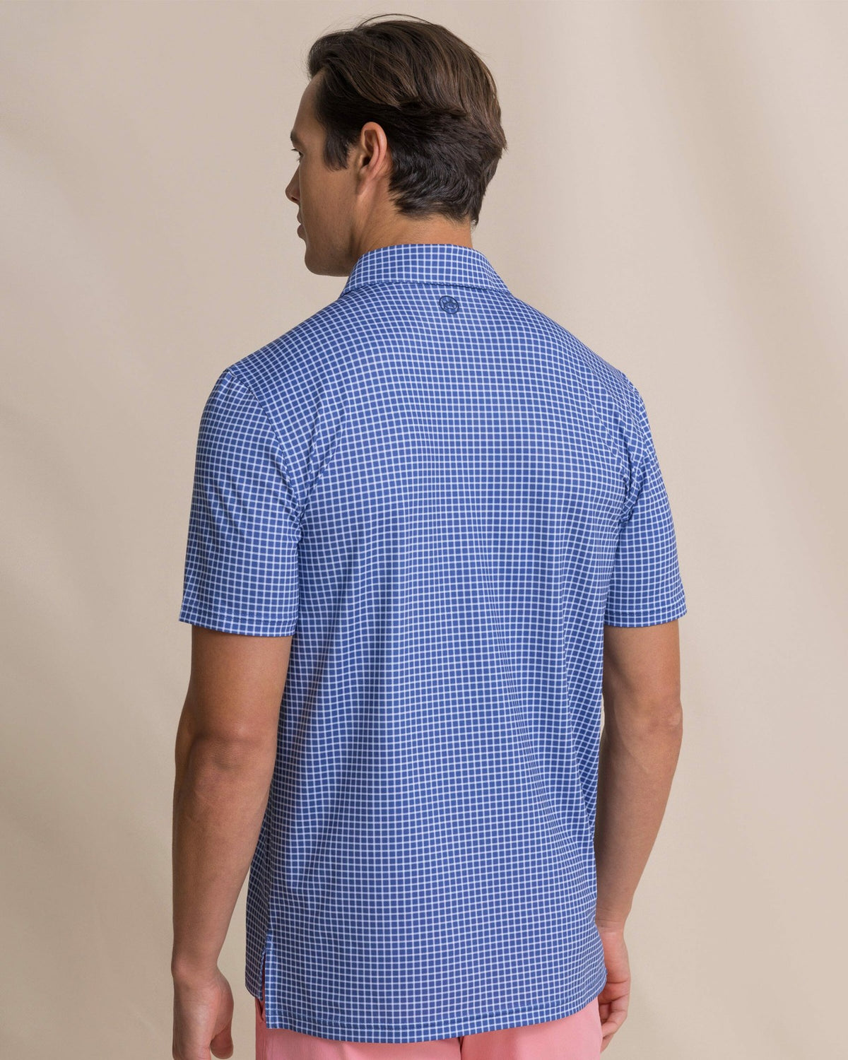 Driver Dunes Edge Plaid Polo