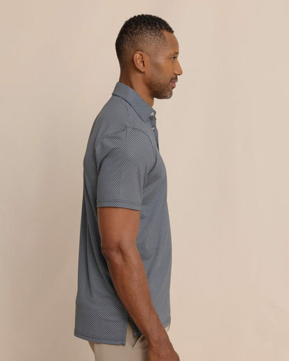 Driver Coastal Geo Printed Polo