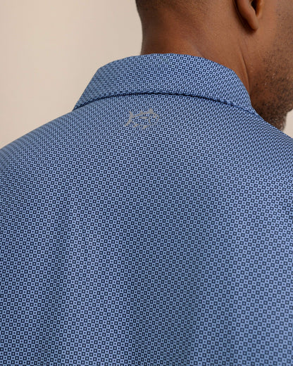 Driver Coastal Geo Printed Polo