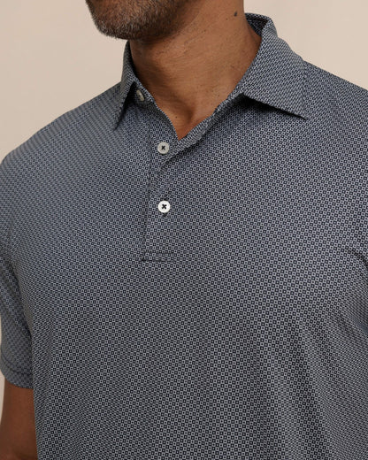 Driver Coastal Geo Printed Polo