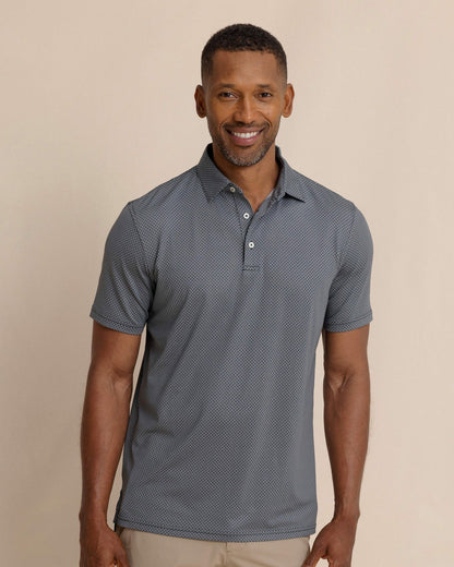 Driver Coastal Geo Printed Polo