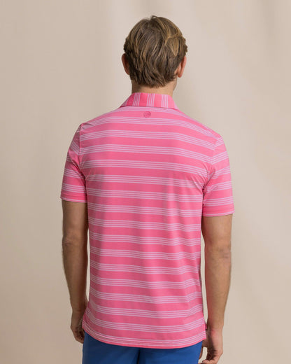Dune Crest Stripe Performance Polo