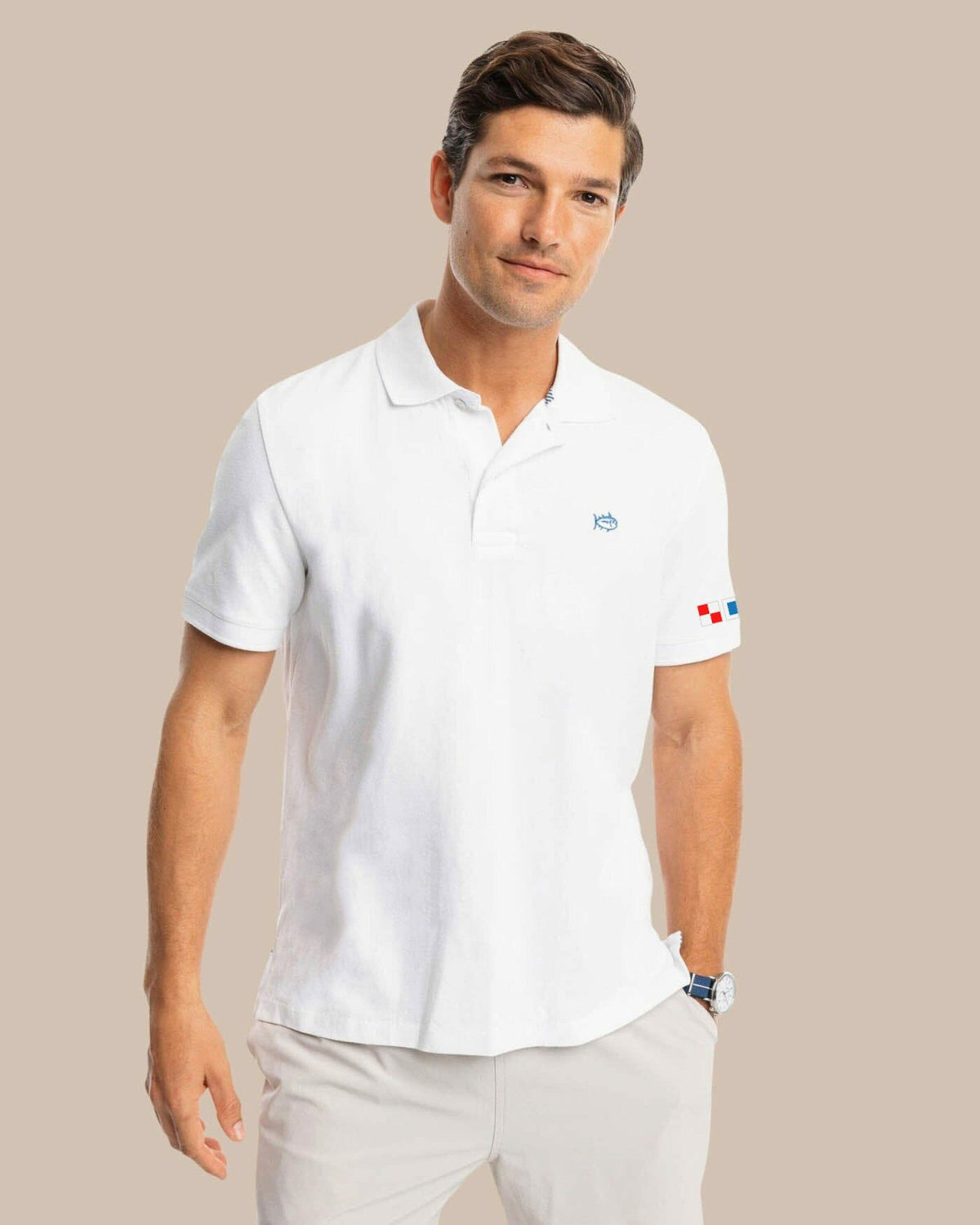 USA Nautical Flags Skipjack Polo