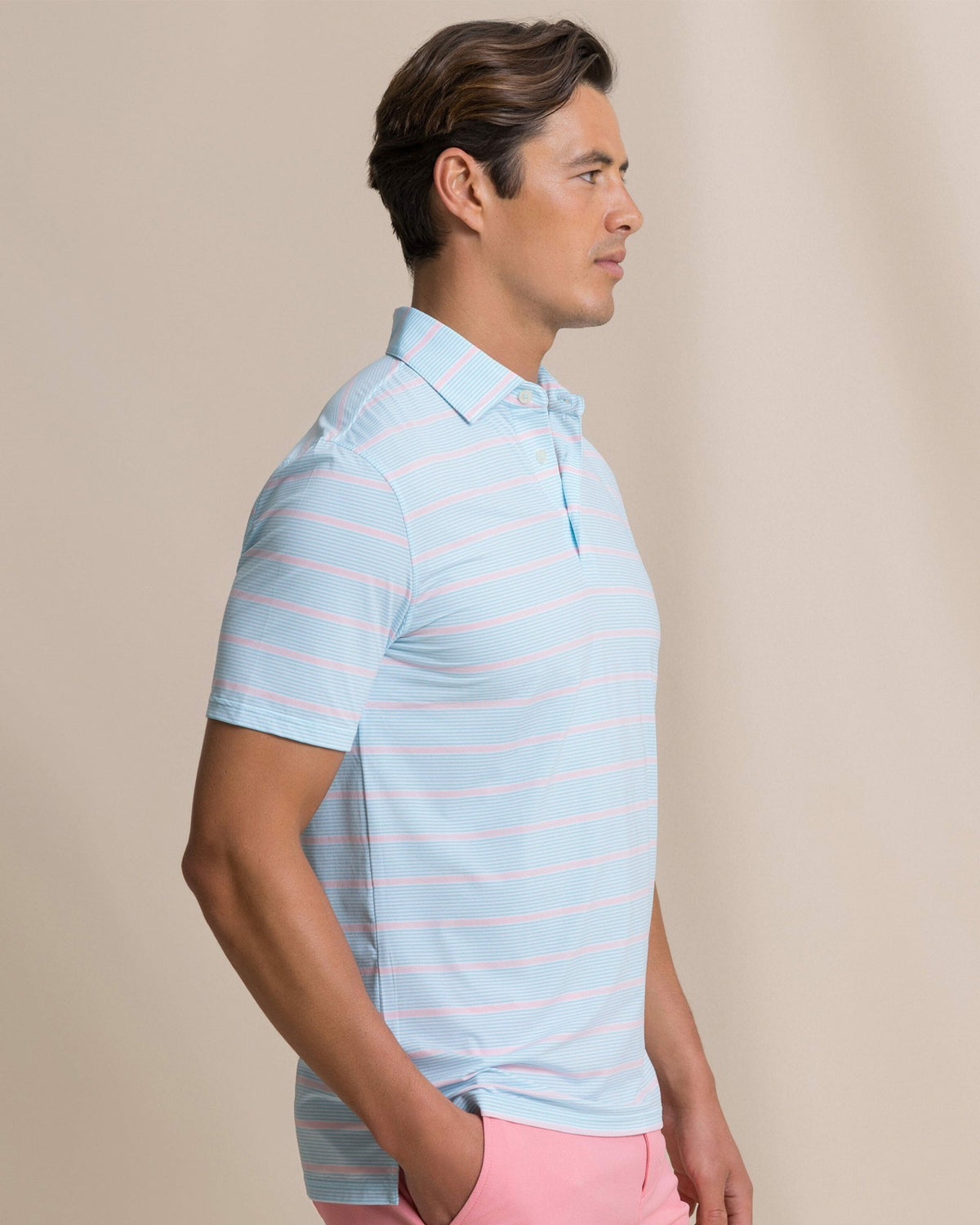 Core Sound Stripe Performance Polo