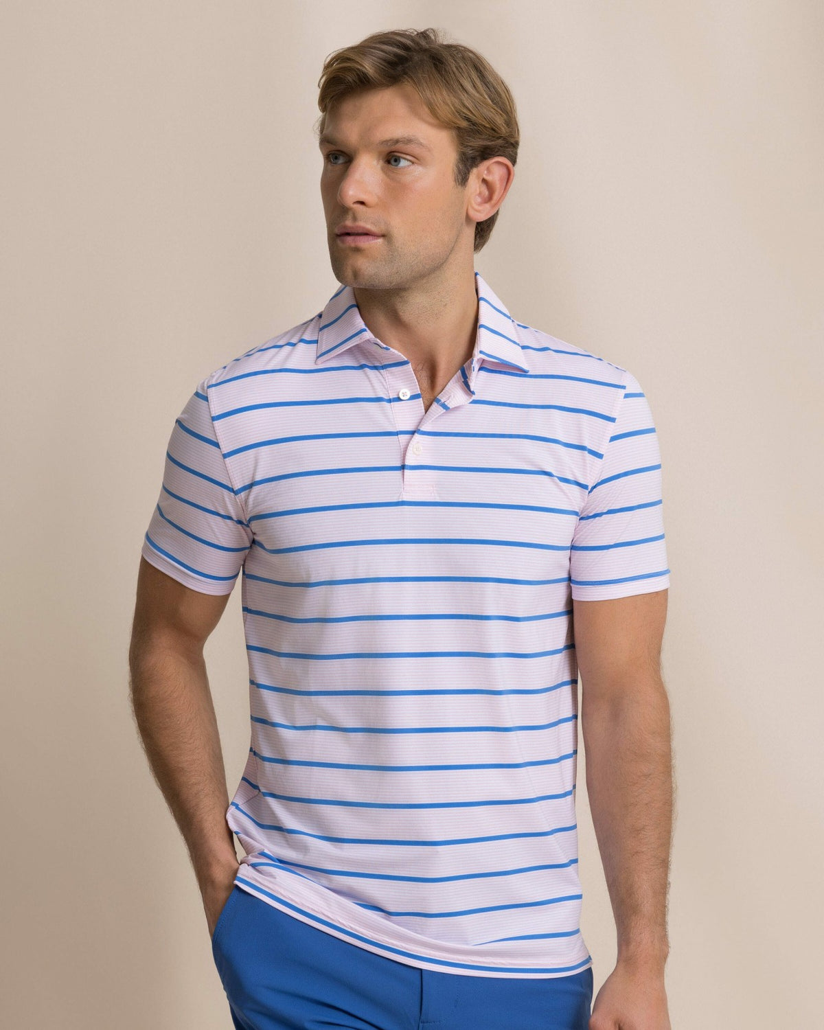Core Sound Stripe Performance Polo