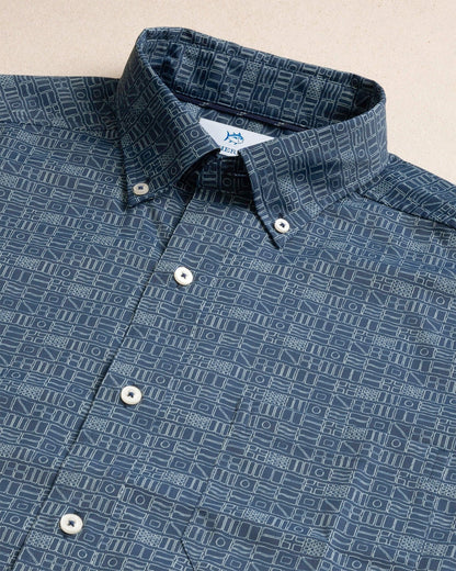 ST Nautical Flags Short Sleeve Sport Shirt