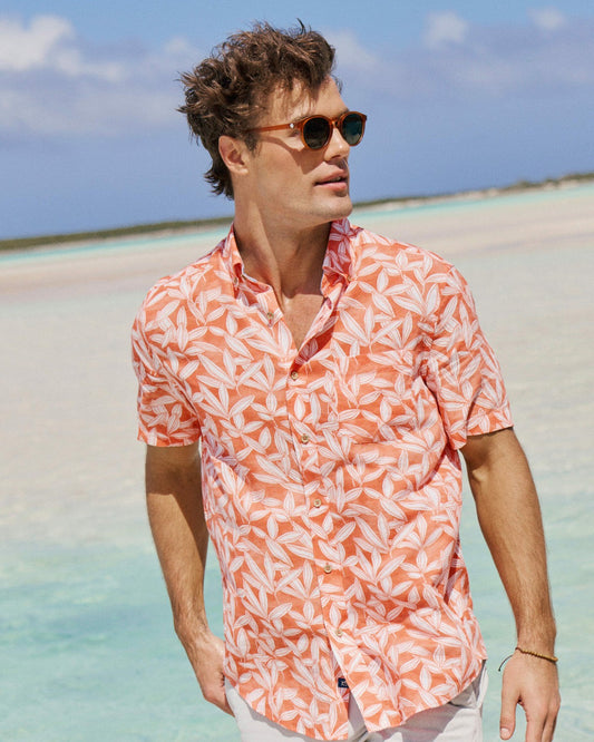 Kokomo Row Linen Rayon Short Sleeve Sport Shirt