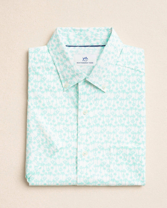 Talk To The Palm Short Sleeve Sport Shirt