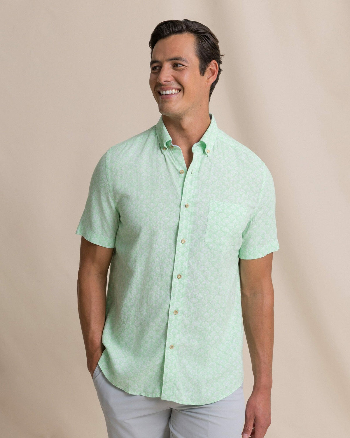 Seashell Cove Short Sleeve Sport Shirt