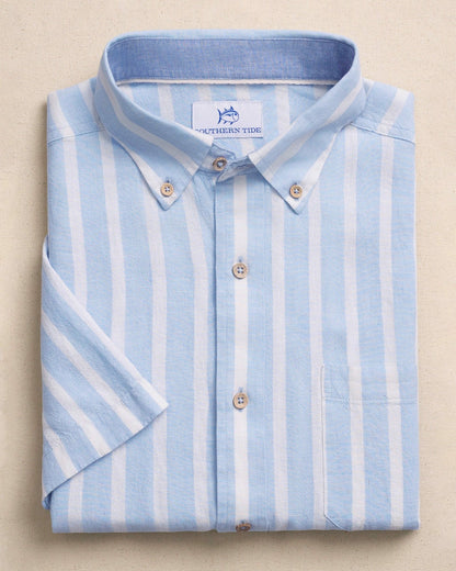 Seamark Stripe Short Sleeve Sport Shirt