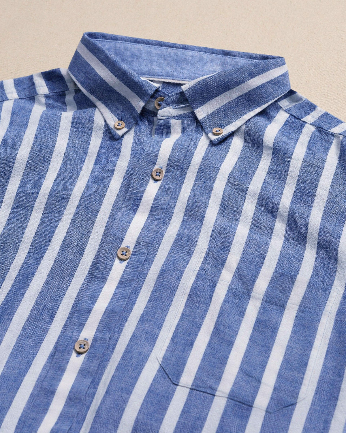 Seamark Stripe Short Sleeve Sport Shirt