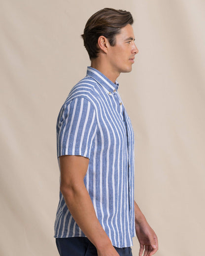 Seamark Stripe Short Sleeve Sport Shirt
