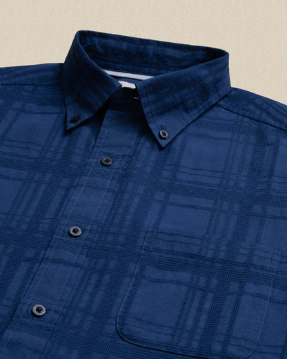 Fort Fisher Textured Short Sleeve Sport Shirt