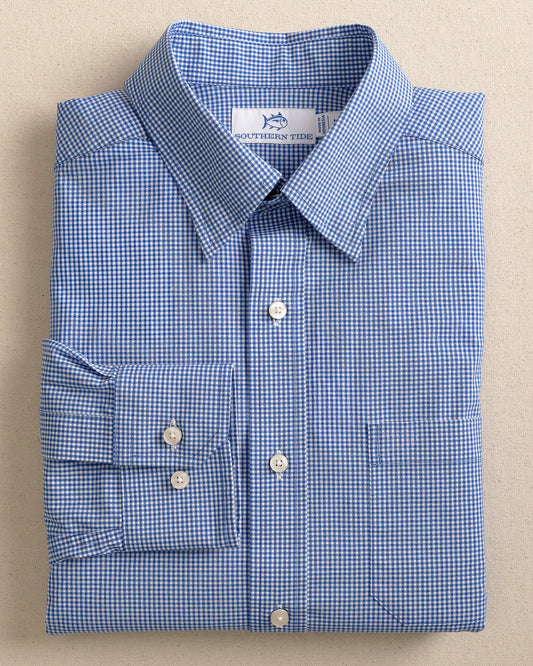 Charleston Parkwood Micro-Gingham Shirt