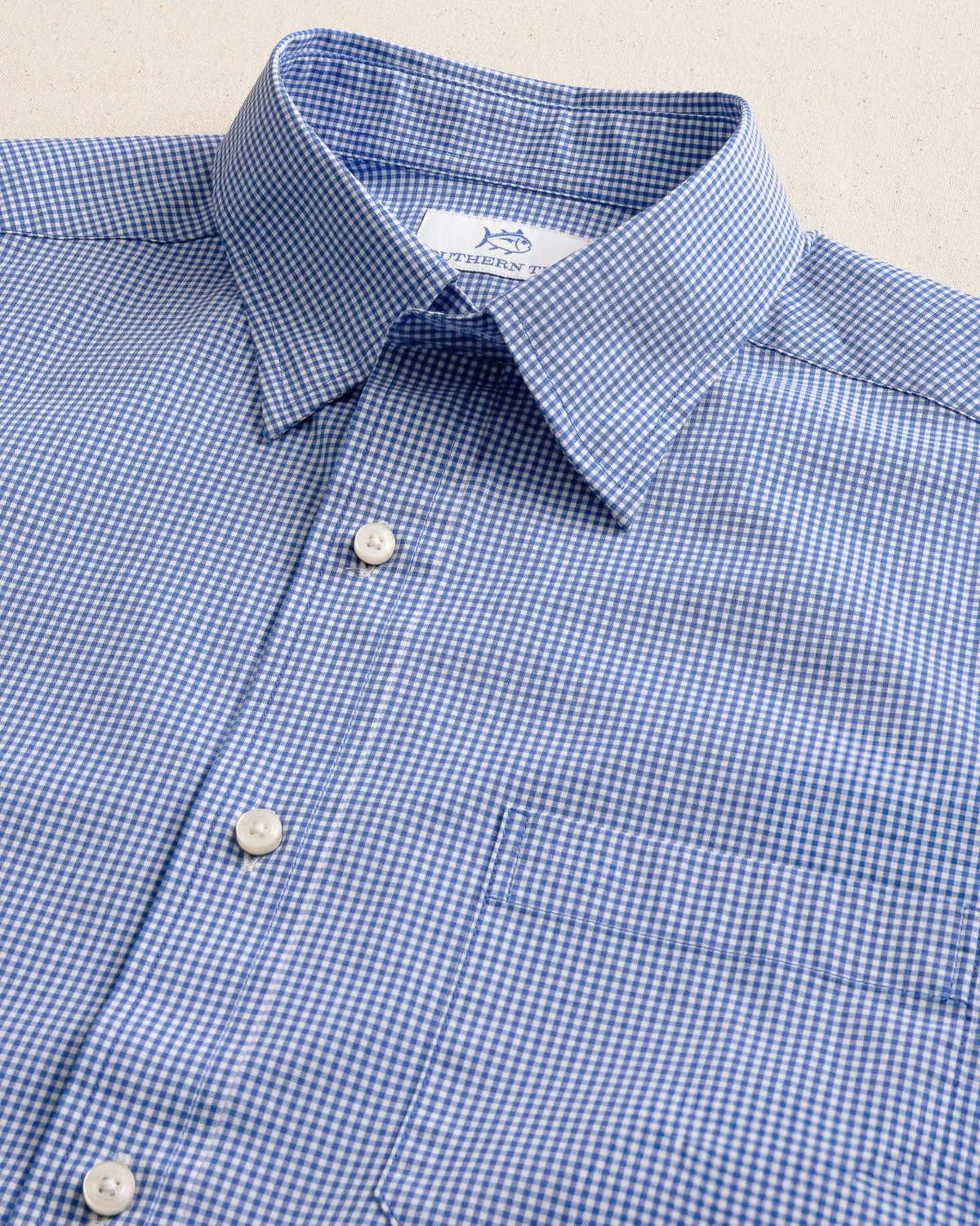 Charleston Parkwood Micro-Gingham Shirt