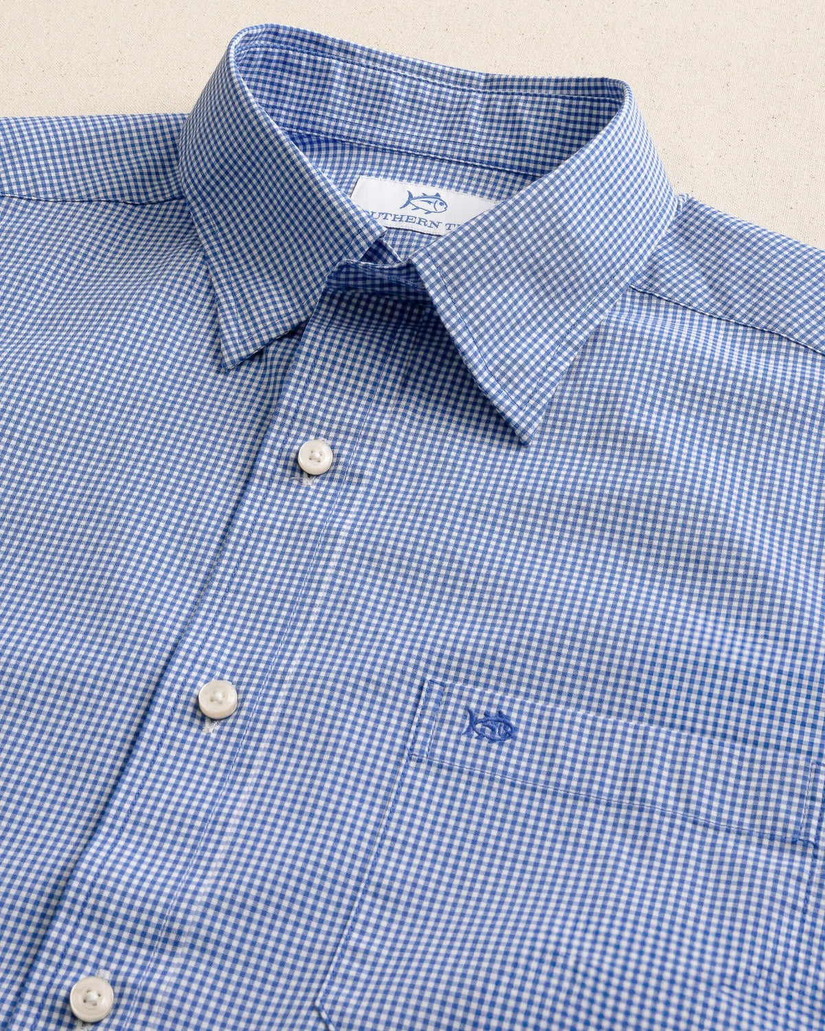 Charleston Parkwood Micro-Gingham Sport Shirt