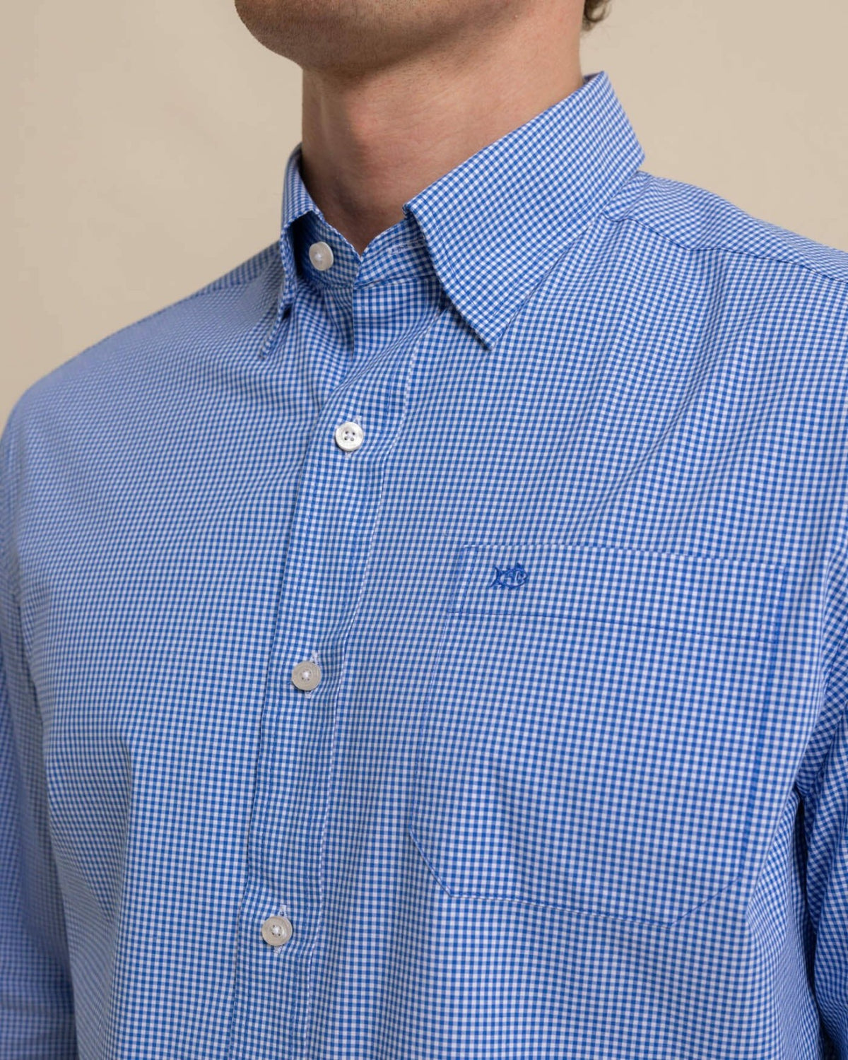 Charleston Parkwood Micro-Gingham Sport Shirt