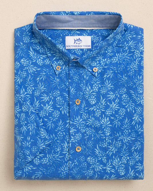 Pineapple Parade Short Sleeve Sport Shirt