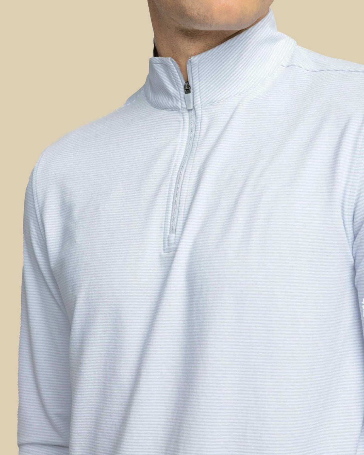 Cruiser Micro-Stripe Heather Quarter Zip