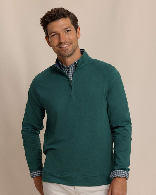 Cruiser Heather Quarter Zip Pullover - Green