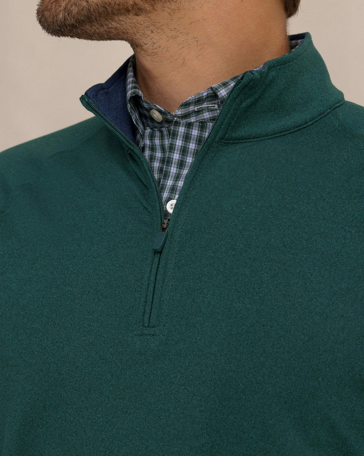 Cruiser Heather Quarter Zip Pullover - Green