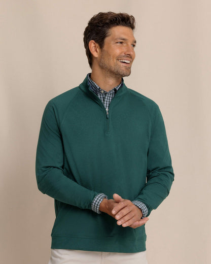 Cruiser Heather Quarter Zip Pullover - Green