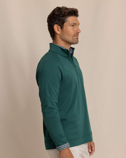 Cruiser Heather Quarter Zip Pullover - Green