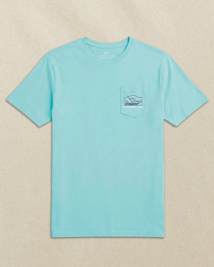 Sunset Skipjack Boat Short Sleeve T-Shirt