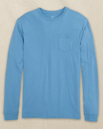 Rush Blue Classic Long Sleeve Pocket T-Shirt