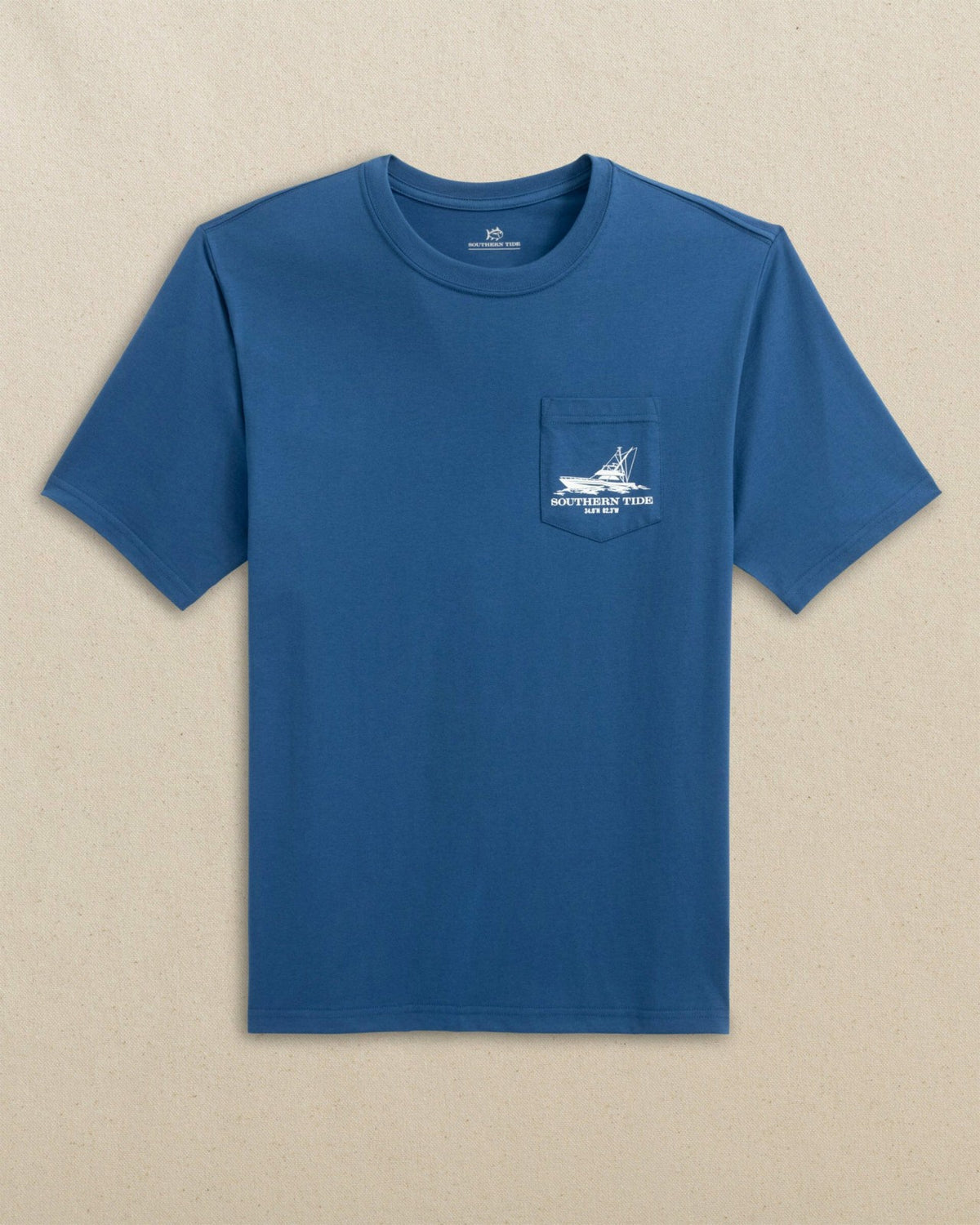 Fishing Boat Coordinates Short Sleeve T-Shirt