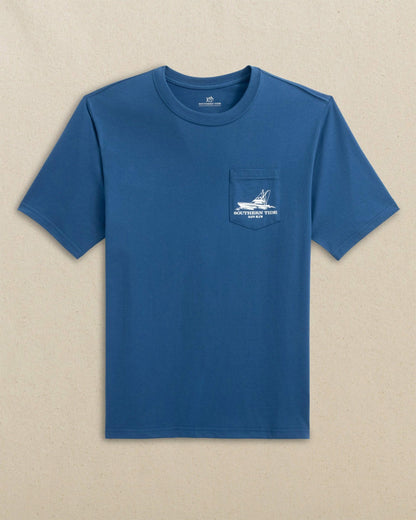 Fishing Boat Coordinates Short Sleeve T-Shirt