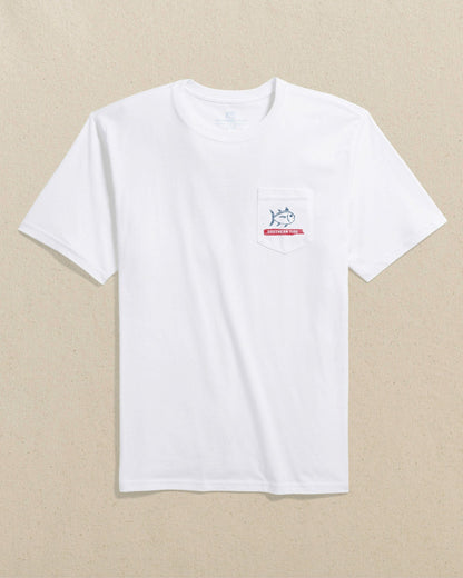 Americana Wooden Flag Short Sleeve T-Shirt