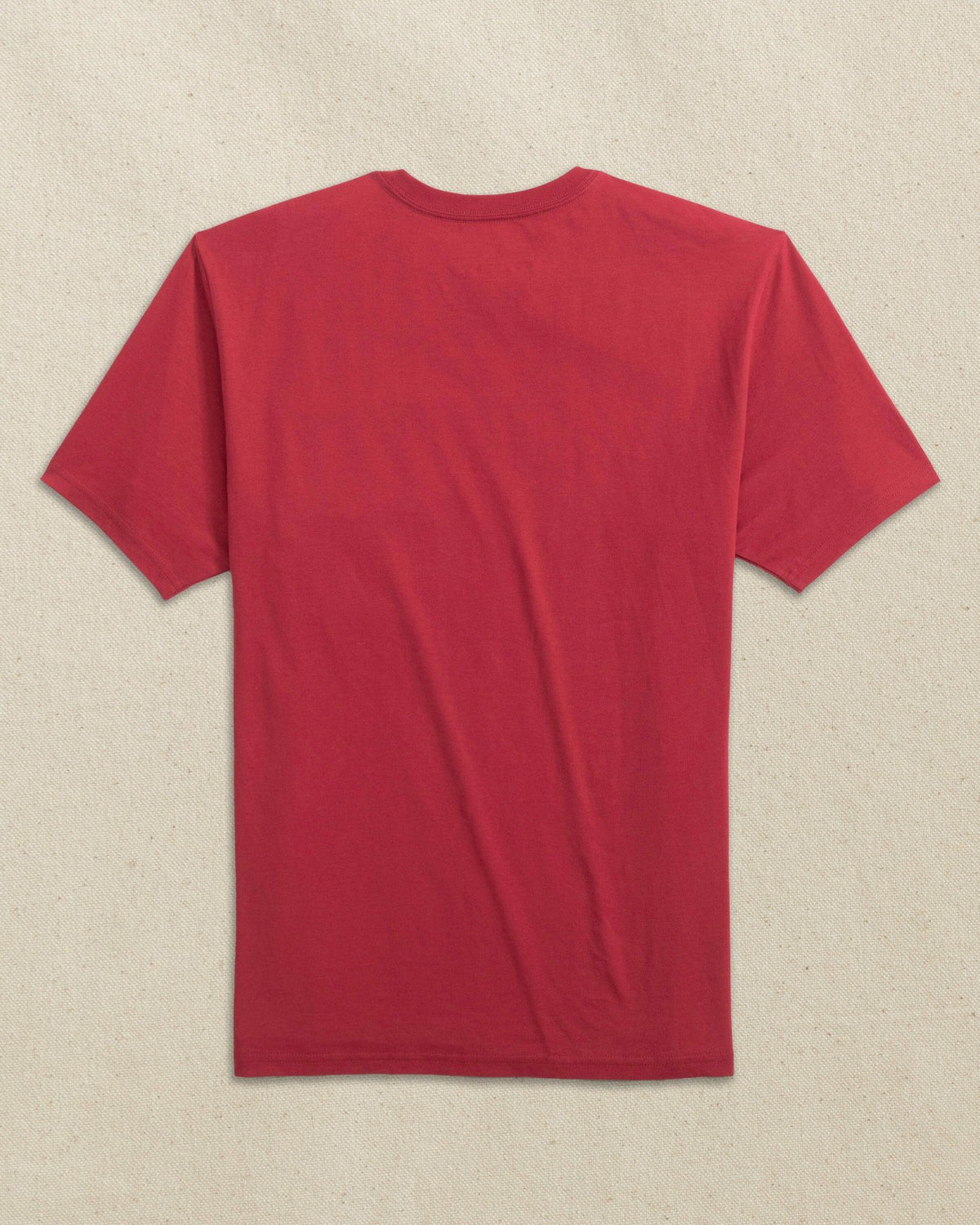 Embroidered Skipjack T-Shirt - Crimson & Gold